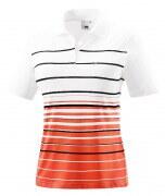 Joy Ines Poloshirt orange stripes