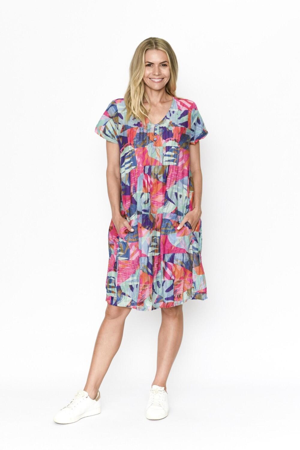 One Summer Kleid Nicola bunt