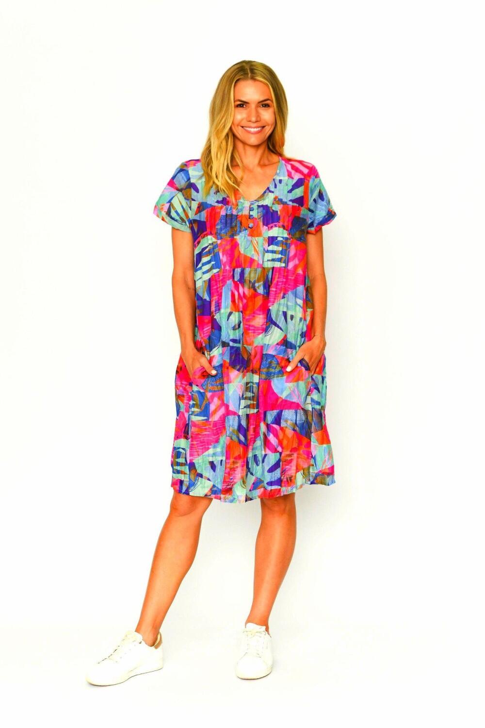One Summer Kleid Nicola bunt