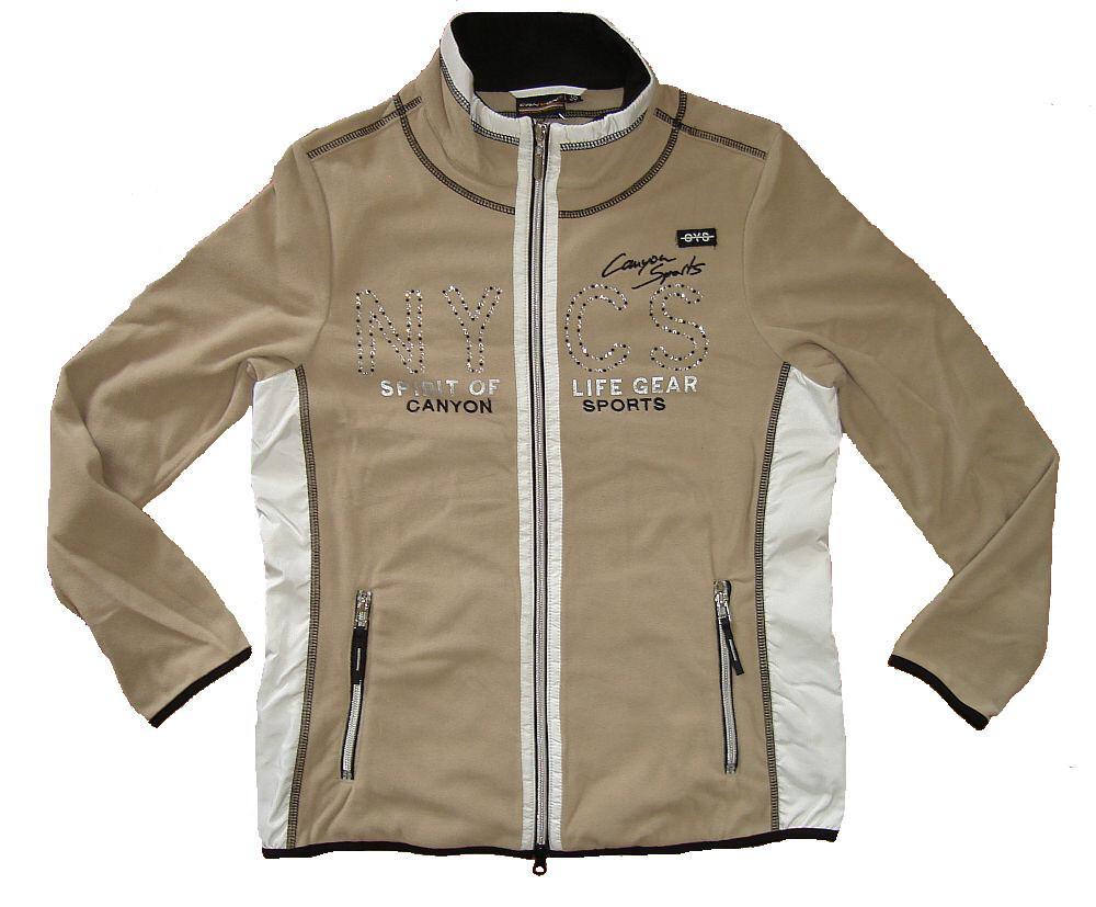 Canyon Fleecejacke Farbe camel-black