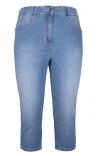 Adelina Jeanshose Caprilänge Summer Stretch Cotton