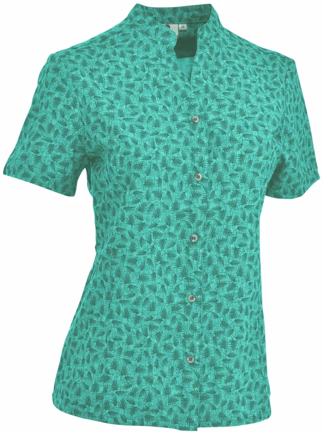 wunderschöne Bluse mit Print in Türkisgrün Modellname Mondsee