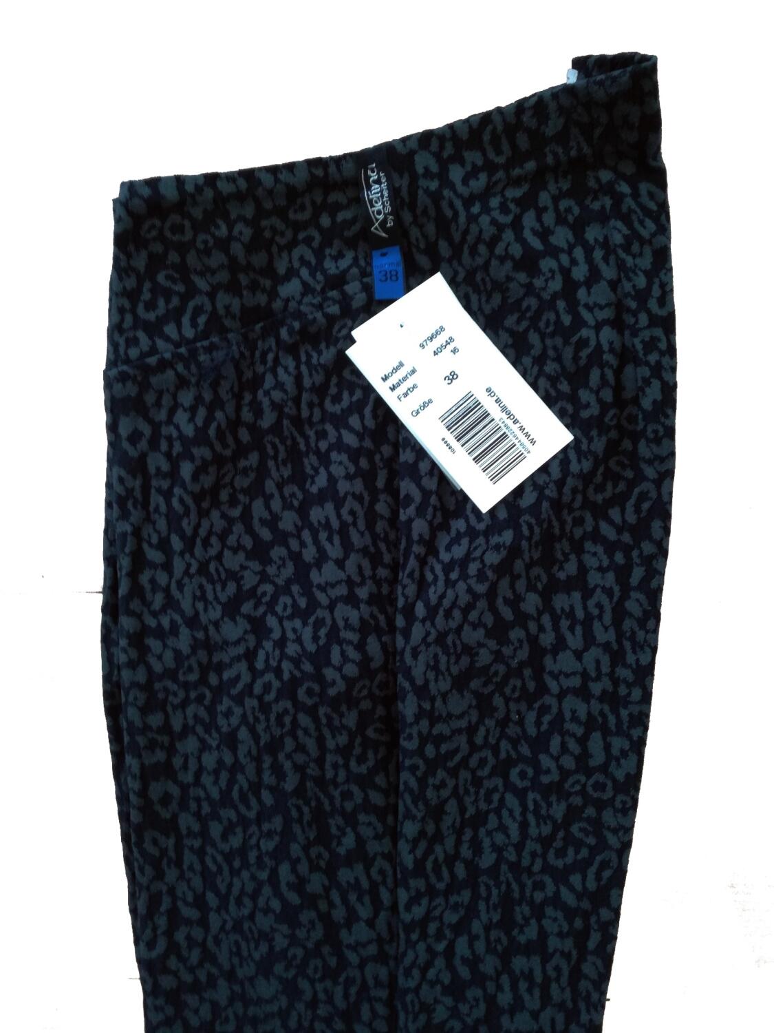 Adelina Schlupfhose Leo schwarz-grau