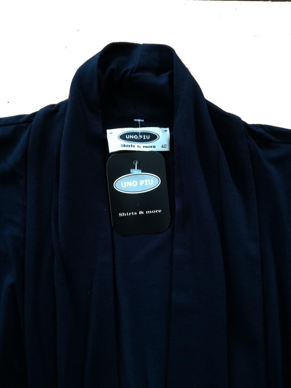 UNO PIU Damen Shirtjacke marineblau Cardigan