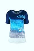 Canyon Women Sports T-Shirt indigo-seablue