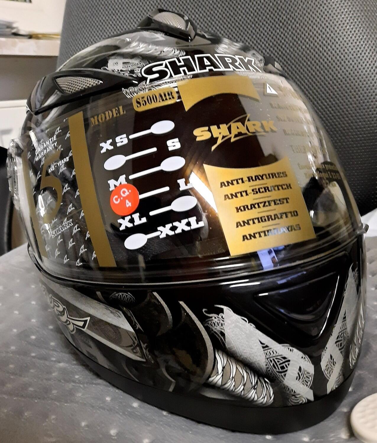 Shark Helm S 500 Air Samurai schwarz
