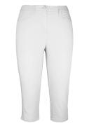 Adelina Hose Caprihose weiss