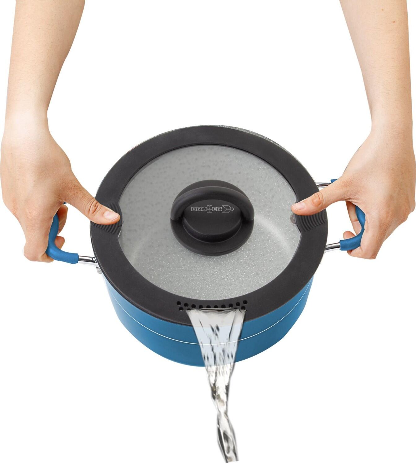 Brunner Topfset Carezza Magnetogrip 7+1 24 cm