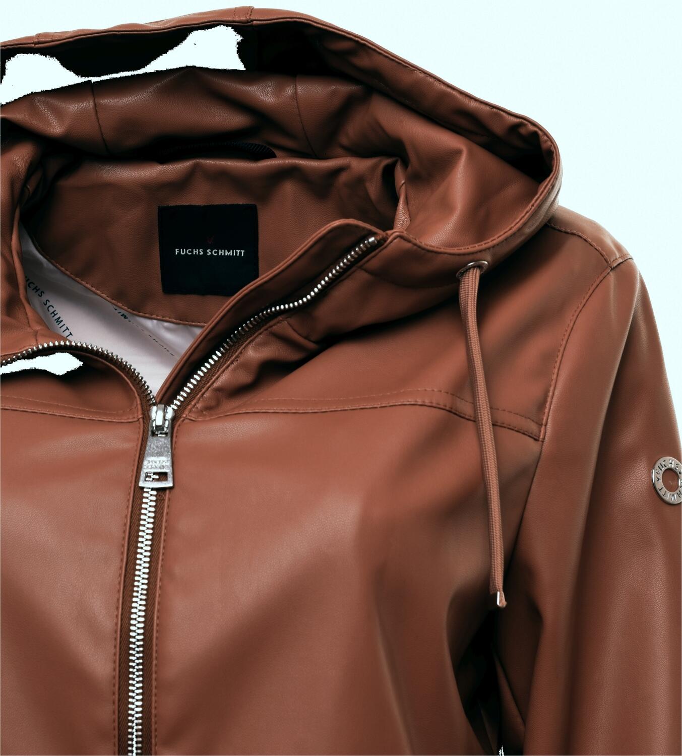 Fuchs Schmitt Jacke cognac Lederoptik