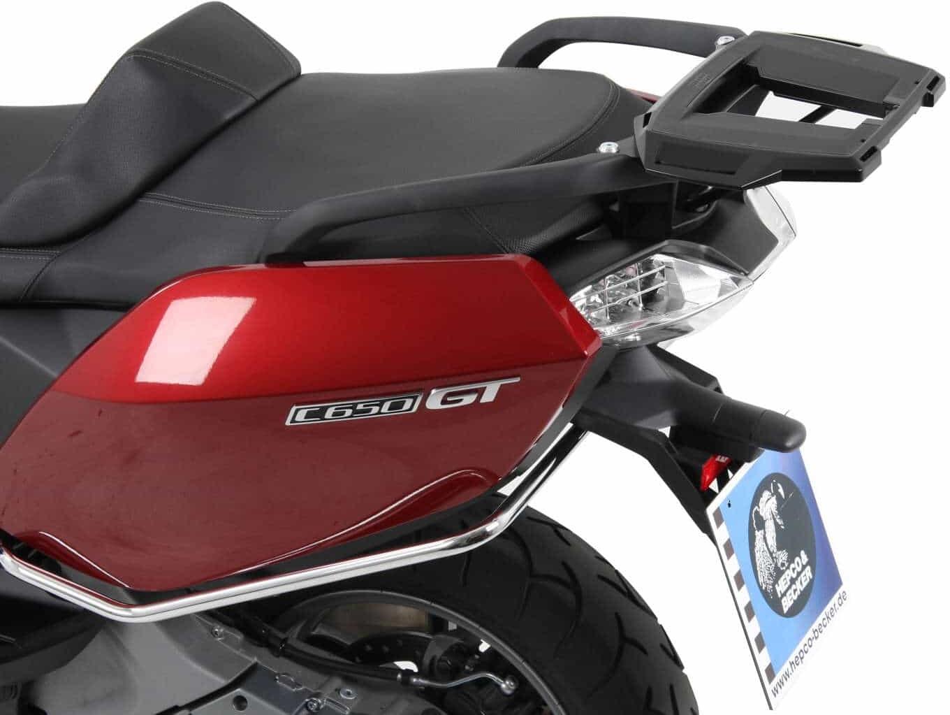 Alurack Topcasetr&auml;ger schwarz f&uuml;r BMW C 650 GT (2012-2021)