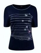Canyon Women Sports T-Shirt Stars navy