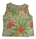 LeGo Damentop orange-grün ganz leicht