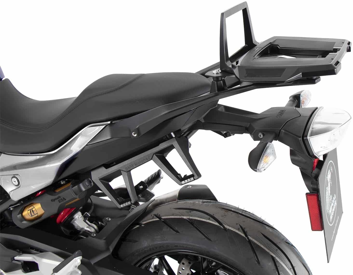 Alurack Topcasetr&auml;ger schwarz f&uuml;r Kombination mit Originalgep&auml;ckbr&uuml;cke f&uuml;r BMW F 900 XR (2025-)
