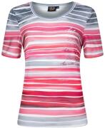Canyon T-Shirt Ringel grau-pink-rosa-weiss