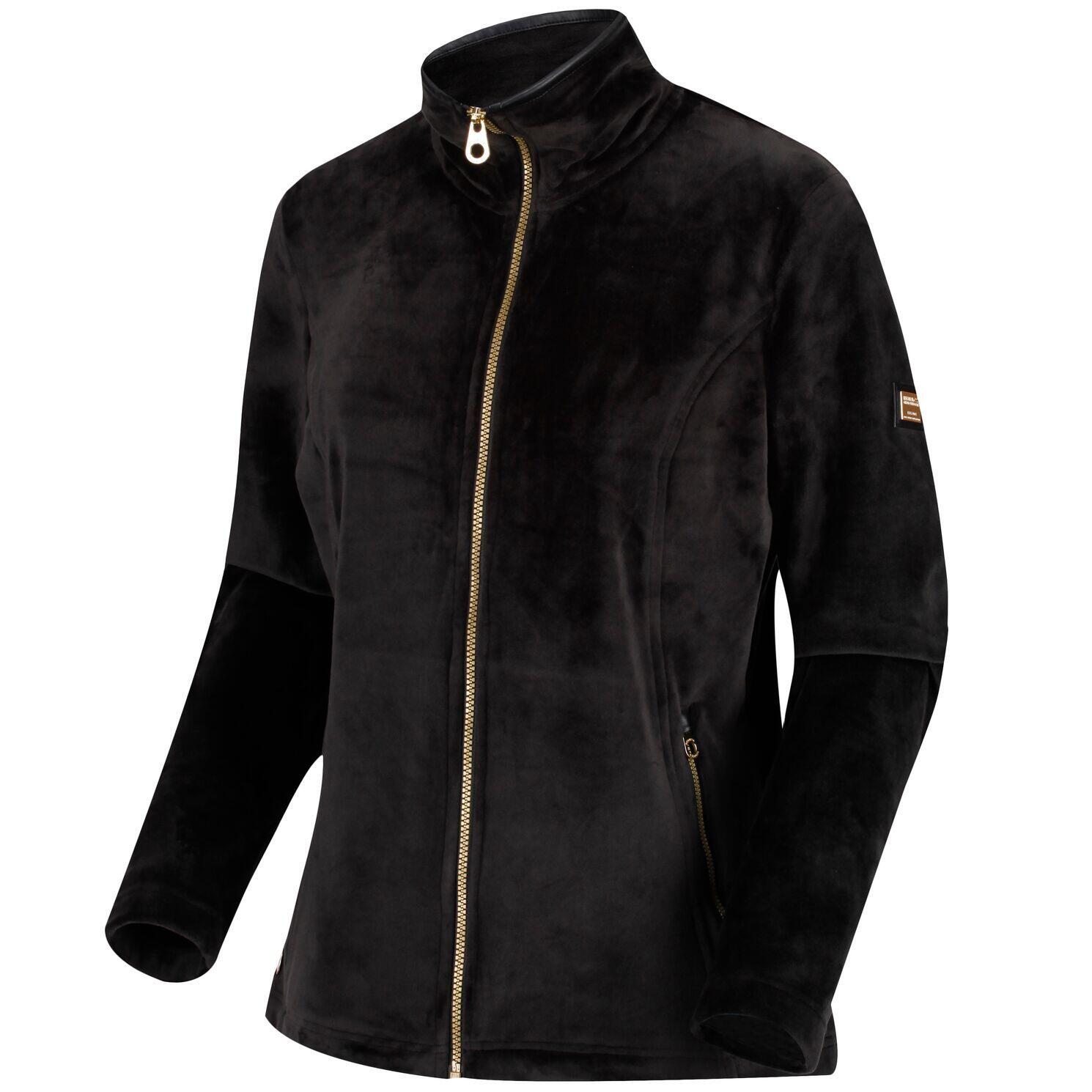 Regatta Halona Kuschelfleecejacke schwarz