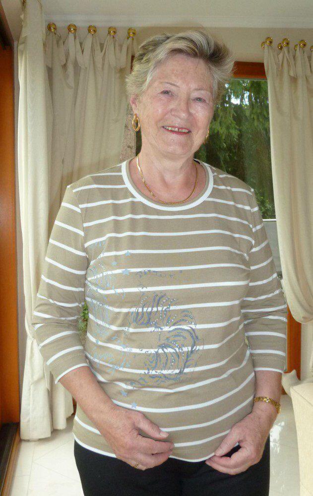 Canyon T-Shirt 3/4 Arm mit Print camel-weiss