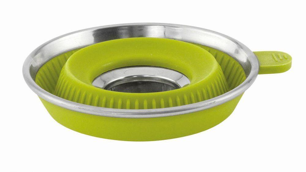 Outwell Collaps Kaffeefilter Halter grün - klein zusammengeklappt