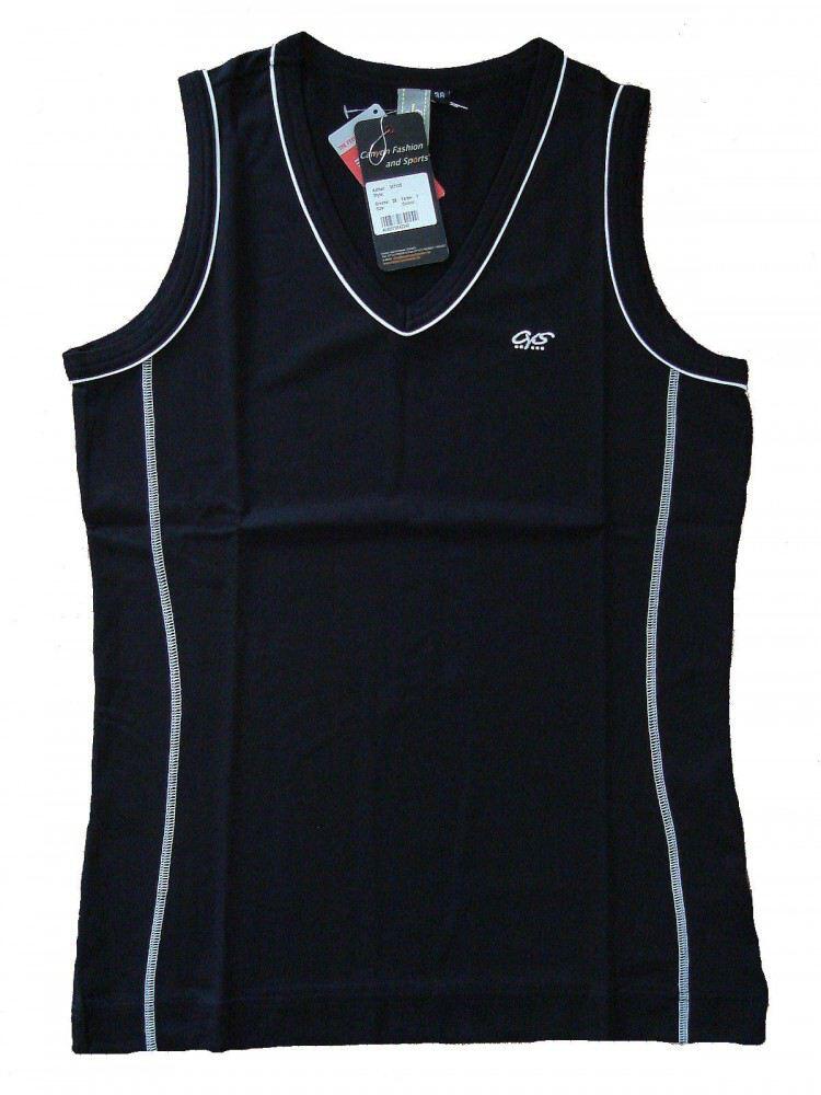 Canyon Women Sports Top V-Ausschnitt schwarz