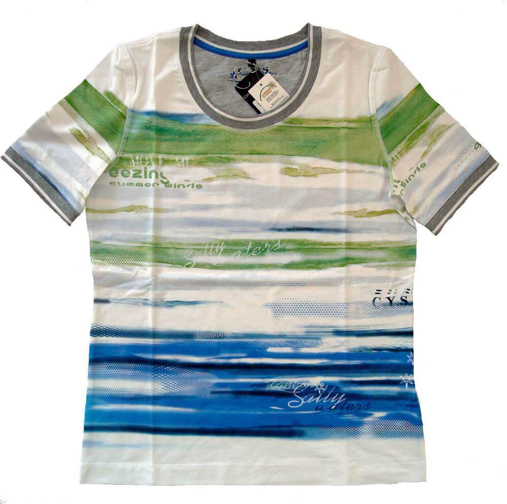 Canyon Women Sports T-Shirt Druck Seablue