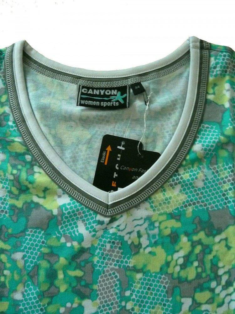 Canyon T-Shirt smaragd-citrus