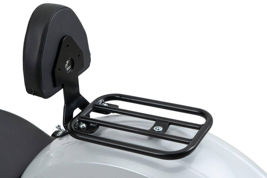 Solorack mit R&uuml;ckenlehne schwarz f&uuml;r Indian Scout Classic (2025-)