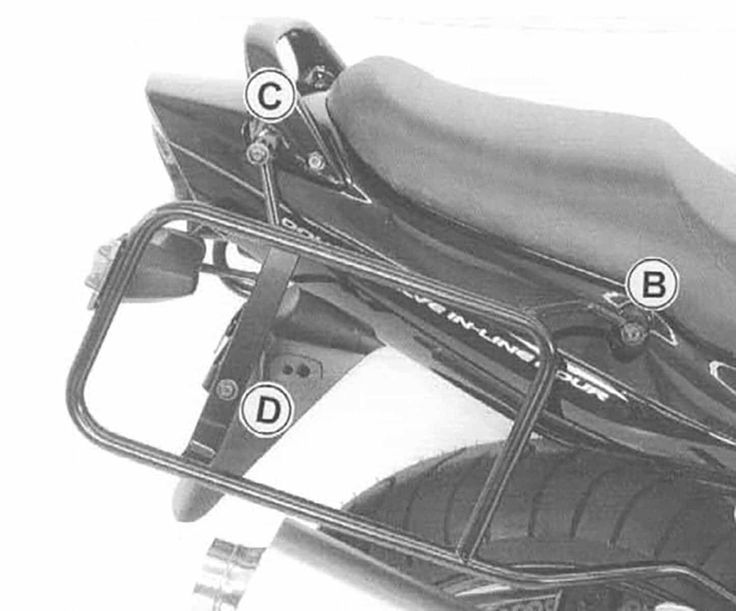 Hepco & Becker Koffertr&auml;ger Suzuki GSF 1200/ S Bandit 2001-05