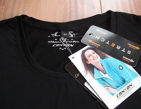 Canyon Women Sports T-Shirt Schwarz Langarm