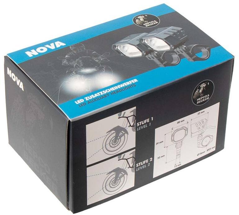 LED Zusatzscheinwerfer Nova (Set) für ø25-32mm