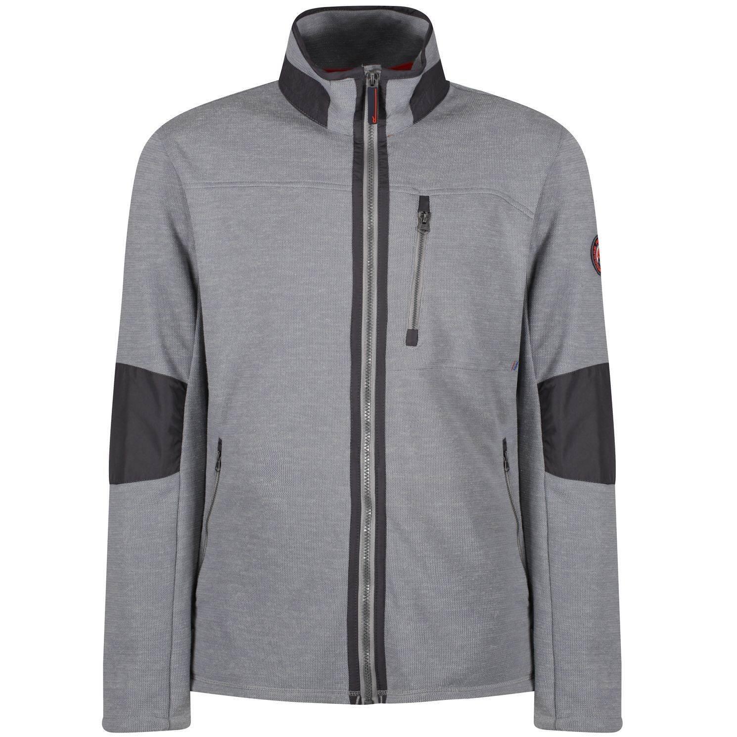 Regatta Caedin Strickfleecejacke grau