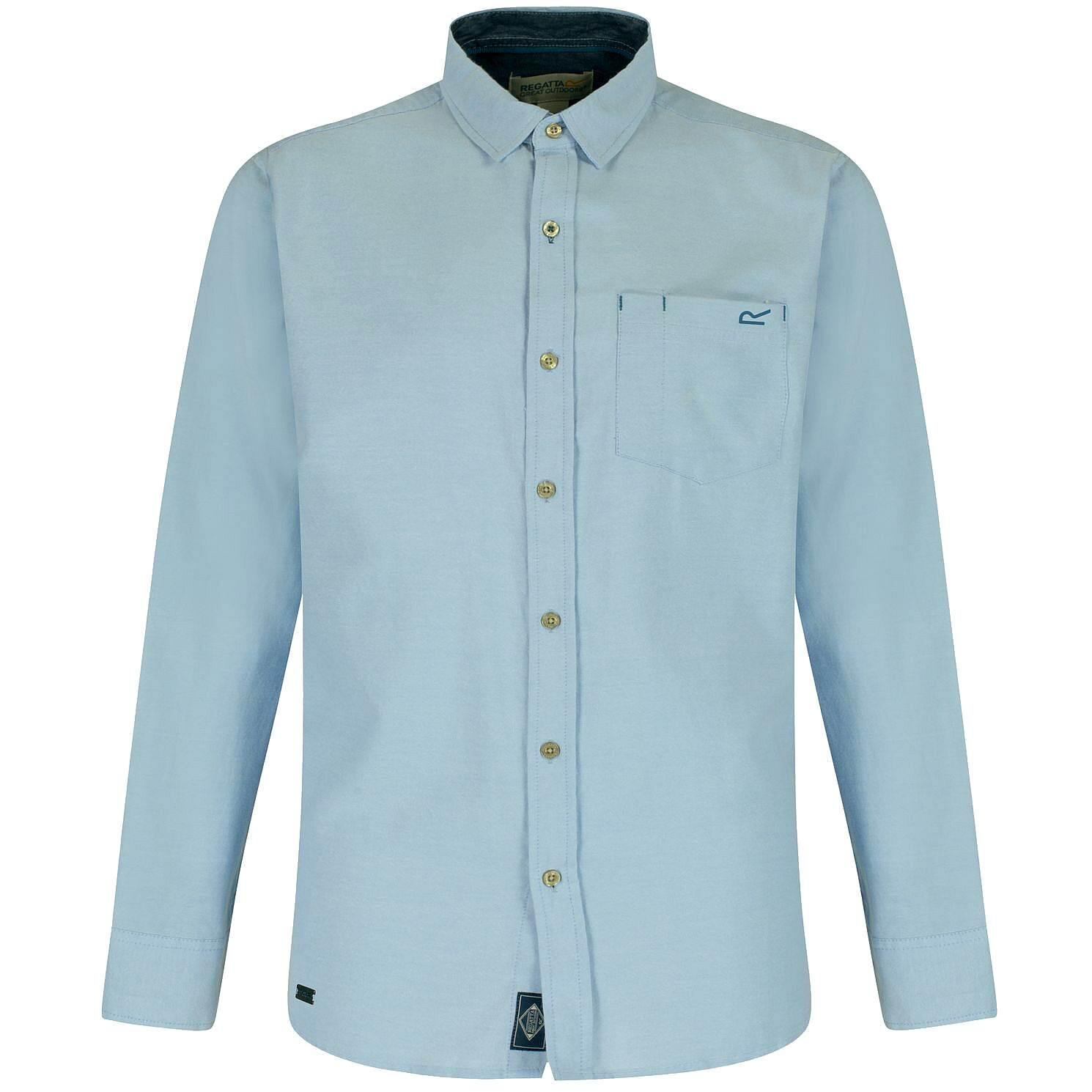 Regatta Benas Langarmhemd hellblau - XL