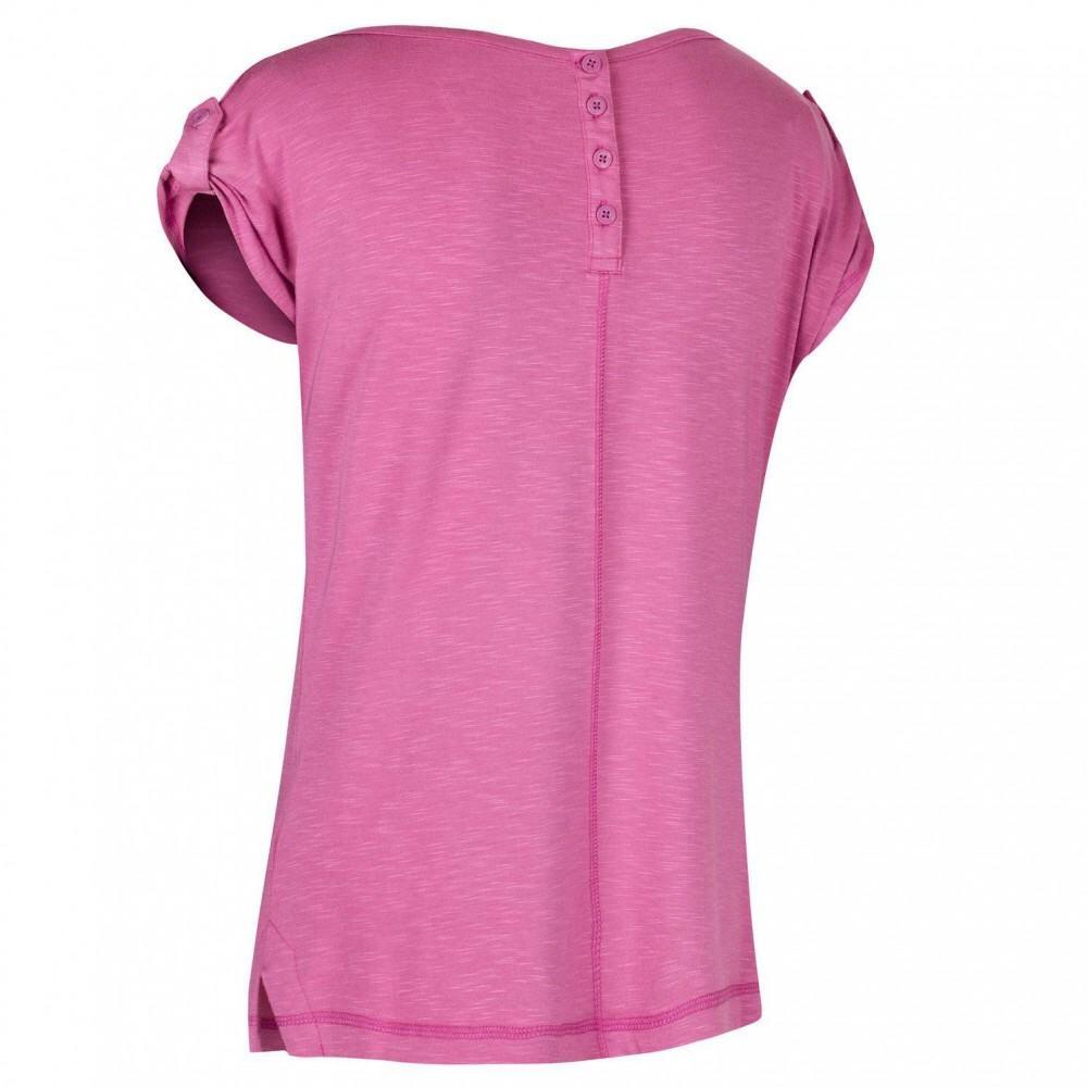 Regatta T-Shirt Nolana Wasserfallkragen red violet