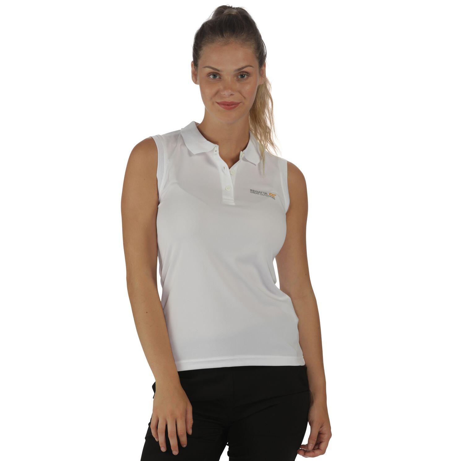 Regatta Tima Polo Shirt &auml;rmellos weiss