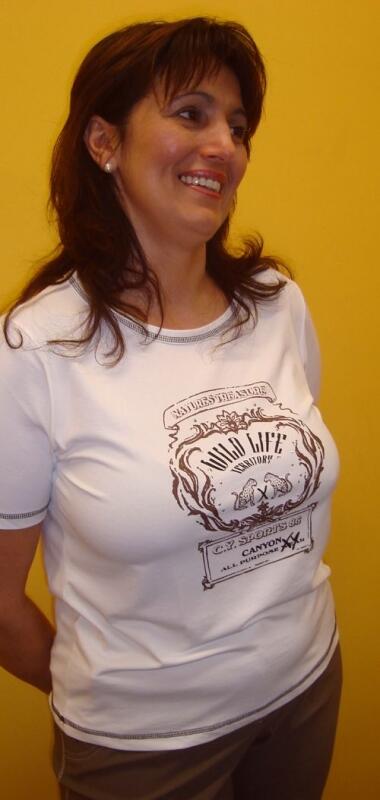 Canyon Women Sports T-Shirt Wild Life