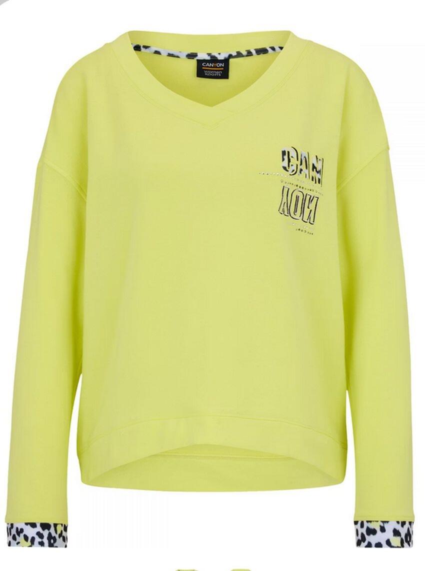 Canyon Women Sports Sweatshirt Marseille lemon