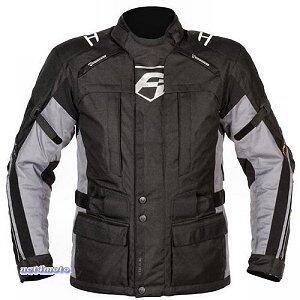 Akito Motorradbekleidung BF Track Star Jacke- schwarz-grau