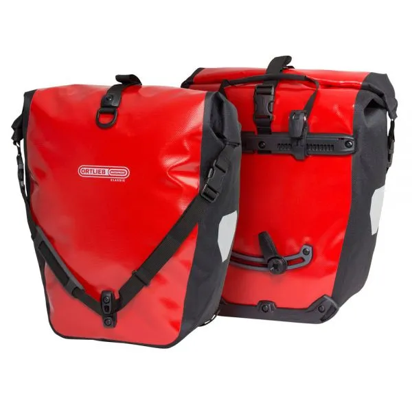 Ortlieb Fahrradtaschen Back Roller Classic - rot-schwarz