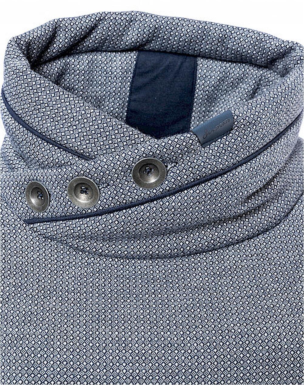 Serena Malin Sweatshirt mit Stehkragen navy