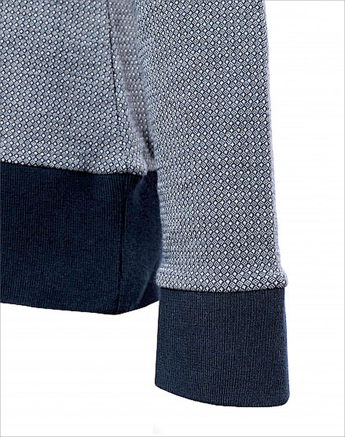 Serena Malin Sweatshirt mit Stehkragen navy