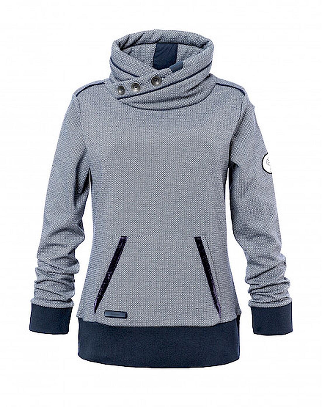 Serena Malin Sweatshirt mit Stehkragen navy