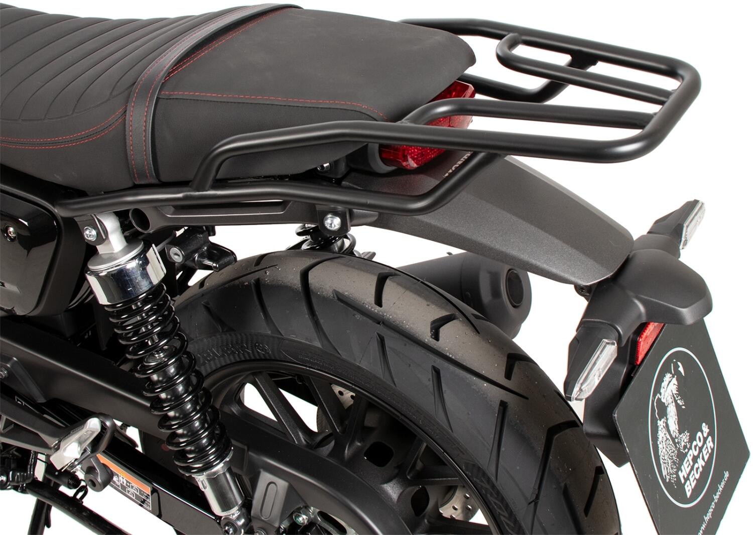 Rohrgep&auml;ckbr&uuml;cke schwarz f&uuml;r Honda GB 350 S (2025-)