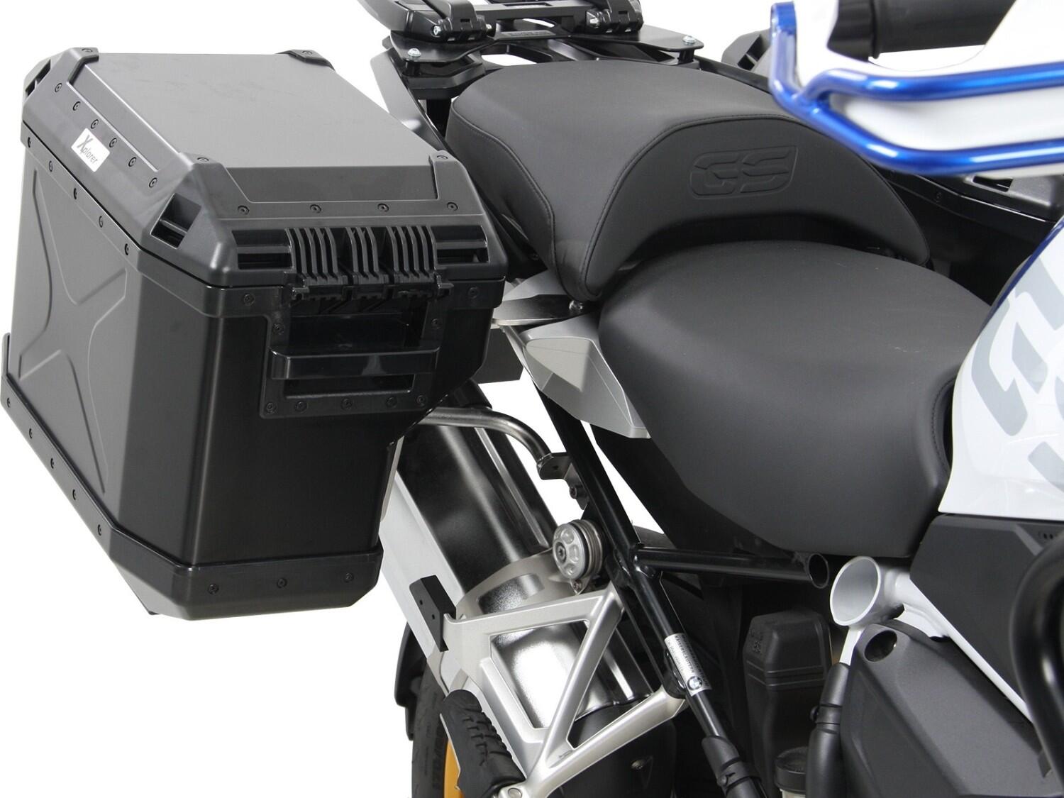 Kofferträgerset Cutout inkl. Xplorer Cutout Kofferset für BMW R1250GS 2018-2023