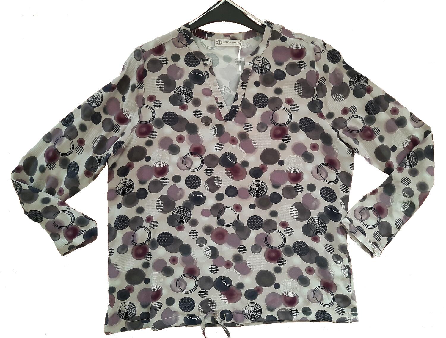 Serena Malin Schlupfbluse bedruckt