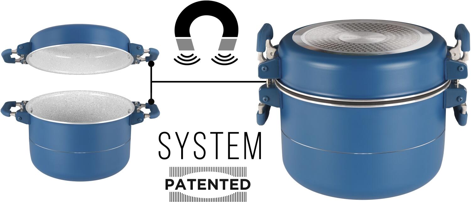 Brunner Topfset Carezza Magnetogrip 7+1 24 cm