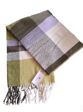 Fuchs Schmitt Schal gr&uuml;n-kiwi-flieder-wollweiss