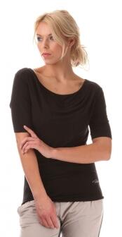 Nord Blanc Damen Fitnessshirt feminin schwarz