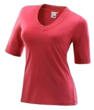 Joy Sportswear Damen T-Shirt Willa V-Ausschnitt salsarot