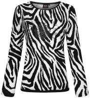 Canyon Women Sports Sweatshirt Animal black-white