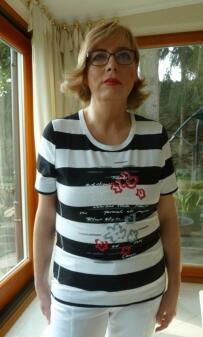 Canyon T-Shirt schwarz-weiss Print