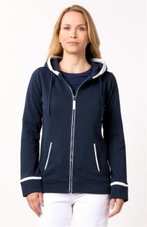Serena Malin Sweatjacke Hoody Marinelook