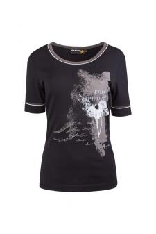 Canyon T-Shirt black Print